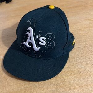 New Era Oakland Athletics Cap - Green and Yellow